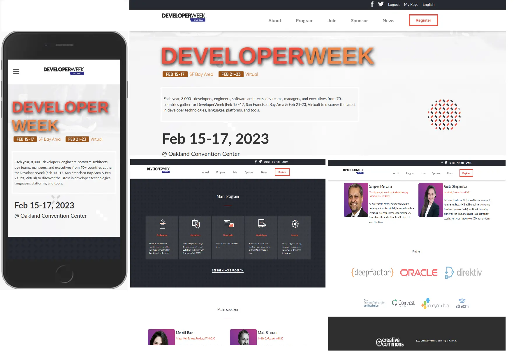 Screenshot of the project Developer Week Project